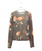 OUR LEGACYアワーレガシー）の古着「メッシュカットソー」｜ブラック