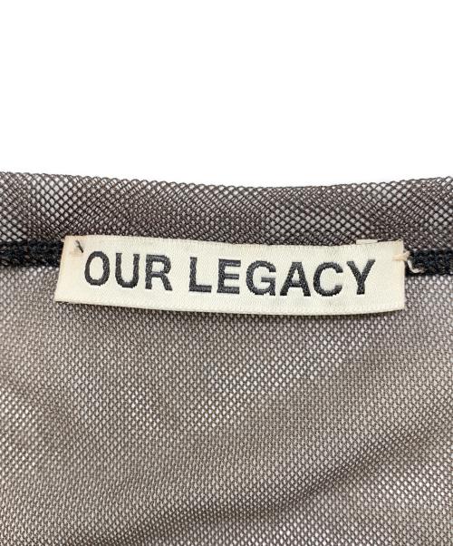 OUR LEGACY（アワーレガシー）OUR LEGACY (アワーレガシー) メッシュカットソー ブラック サイズ:36の古着・服飾アイテム