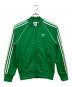 adidas（アディダス）の古着「トラックジャケット」｜グリーン