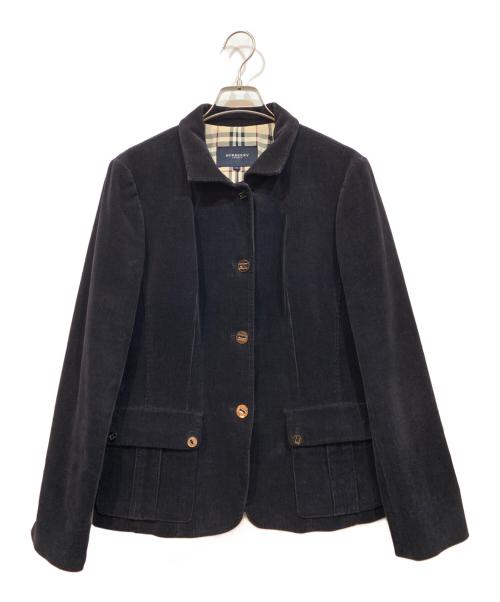 BURBERRY LONDON（バーバリーロンドン）BURBERRY LONDON (バーバリーロンドン) コーデュロイジャケット ブラック サイズ:42の古着・服飾アイテム