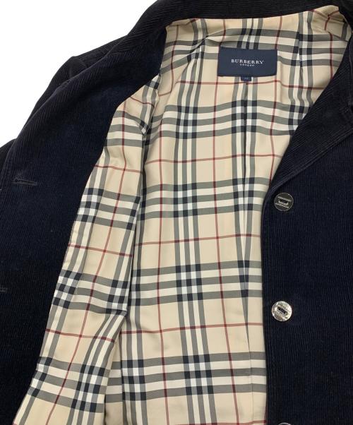BURBERRY LONDON（バーバリーロンドン）BURBERRY LONDON (バーバリーロンドン) コーデュロイジャケット ブラック サイズ:42の古着・服飾アイテム
