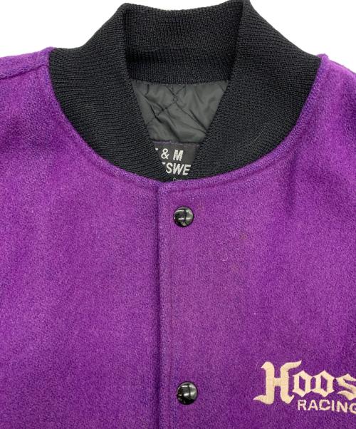 sports wear（スポーツウェア）sports wear (スポーツウェア) スタジャン パープル サイズ:Lの古着・服飾アイテム