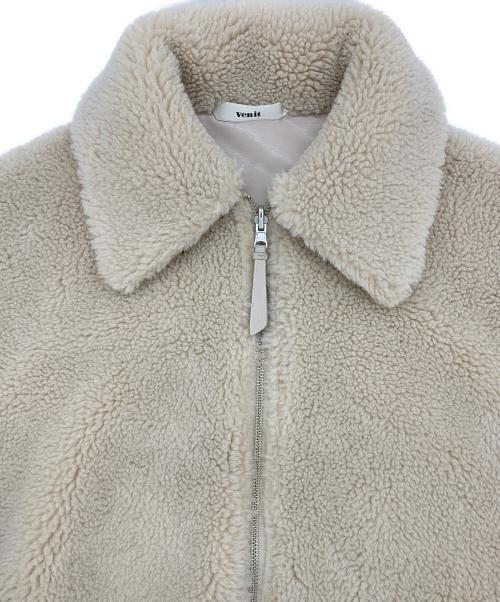 Venit（ヴェニット）venit (ヴェニット) ボアジャケット ホワイト サイズ:38の古着・服飾アイテム