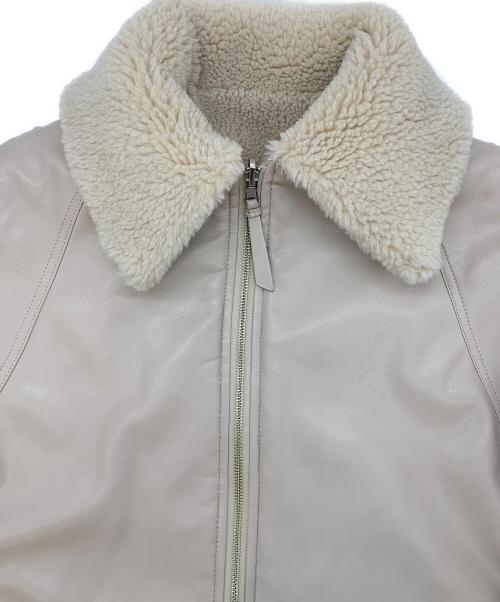 Venit（ヴェニット）venit (ヴェニット) ボアジャケット ホワイト サイズ:38の古着・服飾アイテム