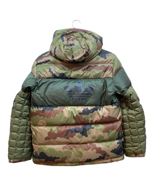 adidas（アディダス）adidas (アディダス) ダウンジャケット カーキ サイズ:Lの古着・服飾アイテム