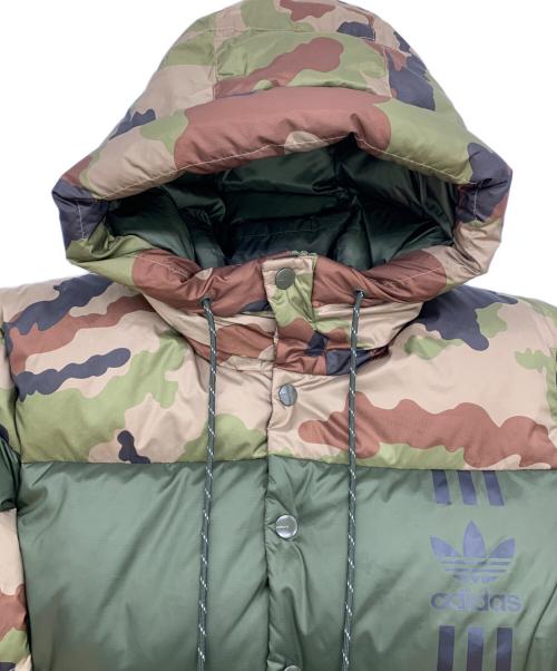 adidas（アディダス）adidas (アディダス) ダウンジャケット カーキ サイズ:Lの古着・服飾アイテム