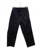everyoneエブリワン）の古着「Cotton Twill Belted Easy Pants」｜ブラック