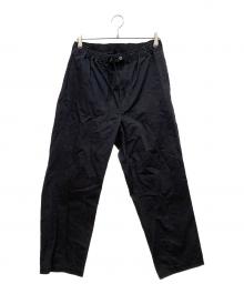 everyone（エブリワン）の古着「Cotton Twill Belted Easy Pants」｜ブラック