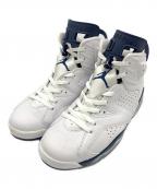 NIKEナイキ）の古着「AIR JORDAN 6 RETRO WHITE MIDNIGHT NAVY / エアジョーダン ジョーダン 6 レトロ ミッドナイトネイビー」｜ホワイト