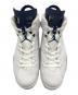 中古・古着 NIKE (ナイキ) AIR JORDAN 6 RETRO WHITE MIDNIGHT NAVY / エアジョーダン ジョーダン 6 レトロ ミッドナイトネイビー ホワイト サイズ:US10：9000円