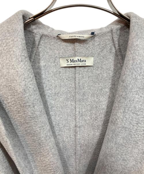 'S Max Mara（エスマックスマーラ）'S Max Mara (エスマックスマーラ) カシミヤ昆コート グレー サイズ:USA 4の古着・服飾アイテム