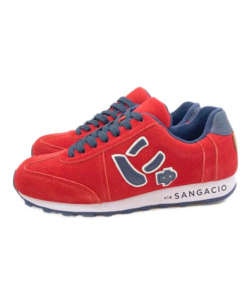Sangacio（サンガッチョ）sangacio (サンガッチョ) ローカットスニーカー レッド サイズ:US7の古着・服飾アイテム