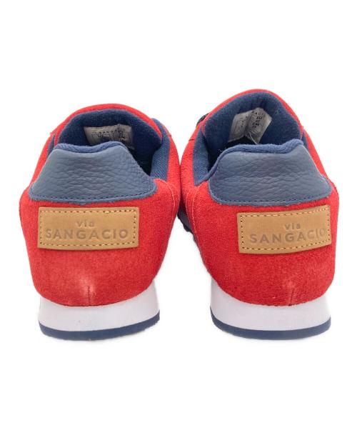 Sangacio（サンガッチョ）sangacio (サンガッチョ) ローカットスニーカー レッド サイズ:US7の古着・服飾アイテム