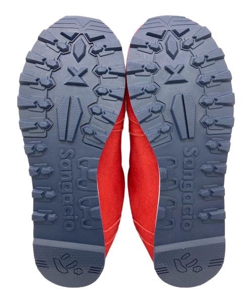 Sangacio（サンガッチョ）sangacio (サンガッチョ) ローカットスニーカー レッド サイズ:US7の古着・服飾アイテム