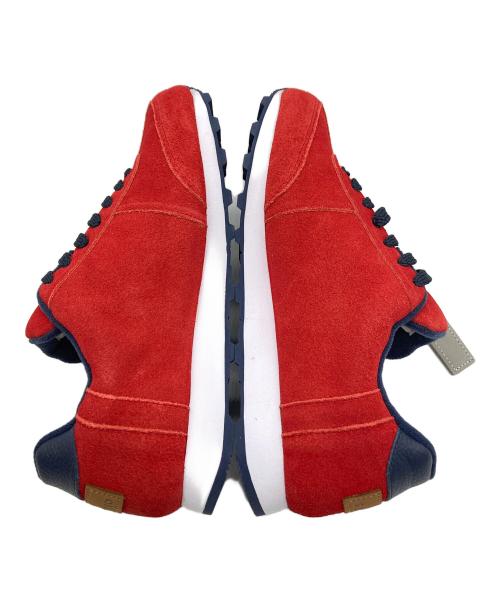 Sangacio（サンガッチョ）sangacio (サンガッチョ) ローカットスニーカー レッド サイズ:US7の古着・服飾アイテム