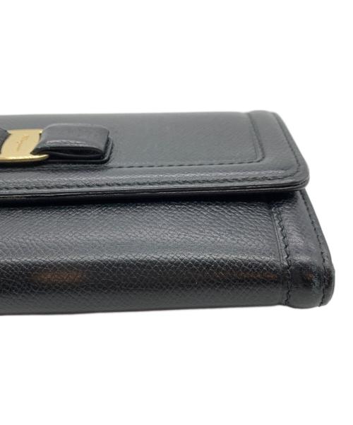 Salvatore Ferragamo（サルヴァトーレ フェラガモ）Salvatore Ferragamo (サルヴァトーレ フェラガモ) 長財布 ブラックの古着・服飾アイテム
