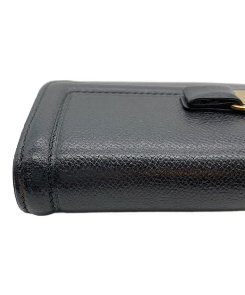 Salvatore Ferragamo（サルヴァトーレ フェラガモ）Salvatore Ferragamo (サルヴァトーレ フェラガモ) 長財布 ブラックの古着・服飾アイテム