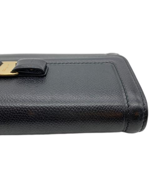 Salvatore Ferragamo（サルヴァトーレ フェラガモ）Salvatore Ferragamo (サルヴァトーレ フェラガモ) 長財布 ブラックの古着・服飾アイテム