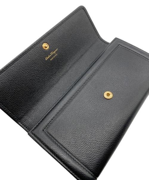 Salvatore Ferragamo（サルヴァトーレ フェラガモ）Salvatore Ferragamo (サルヴァトーレ フェラガモ) 長財布 ブラックの古着・服飾アイテム