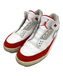 NIKE（ナイキ）の古着「Air Jordan 3 Retro」｜レッド×ホワイト