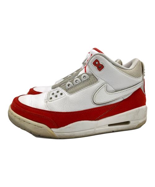 NIKE（ナイキ）NIKE (ナイキ) Air Jordan 3 Retro レッド×ホワイト サイズ:US8.5の古着・服飾アイテム