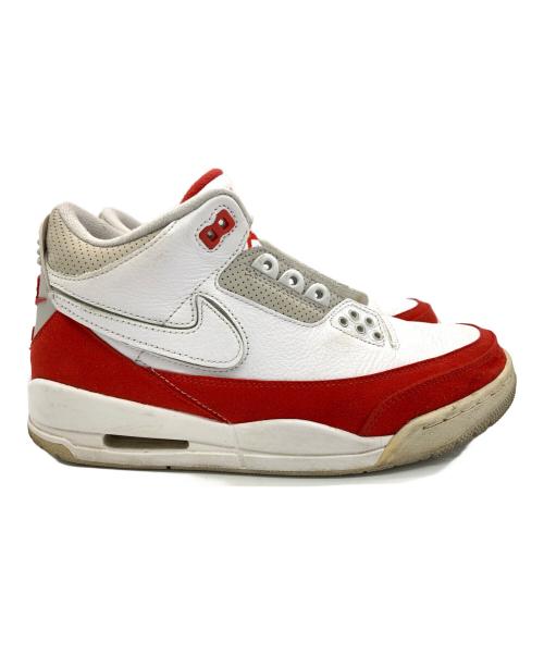 NIKE（ナイキ）NIKE (ナイキ) Air Jordan 3 Retro レッド×ホワイト サイズ:US8.5の古着・服飾アイテム