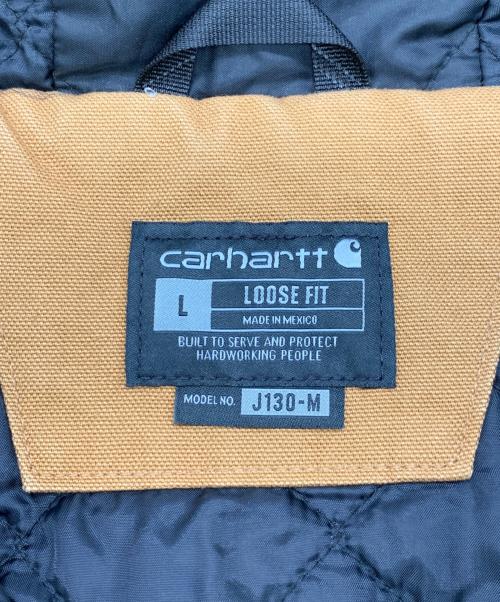 CarHartt（カーハート）CarHartt (カーハート) WASHED DUCK INSULATED ACTIVE JACKET ブラウン サイズ:Lの古着・服飾アイテム