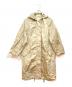 BEAUTY&YOUTH UNITED ARROWS（ビューティーアンドユースユナイテッドアローズ）の古着「ナイロンシャインタフタフードブルゾンコート」｜ベージュ