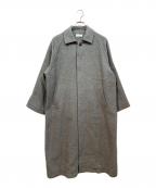 KAGUREカグレ）の古着「ウールカシミヤロングコート」｜グレー