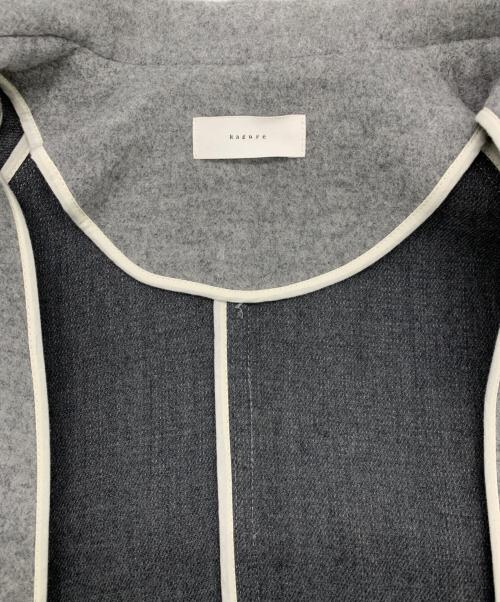 KAGURE（カグレ）KAGURE (カグレ) ウールカシミヤロングコート グレー サイズ:Freeの古着・服飾アイテム
