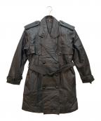 不明フメイ）の古着「レザージャケット」｜ブラック