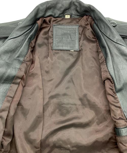 不明（フメイ）不明 (フメイ) レザージャケット ブラック サイズ:Mの古着・服飾アイテム