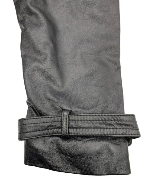 不明（フメイ）不明 (フメイ) レザージャケット ブラック サイズ:Mの古着・服飾アイテム