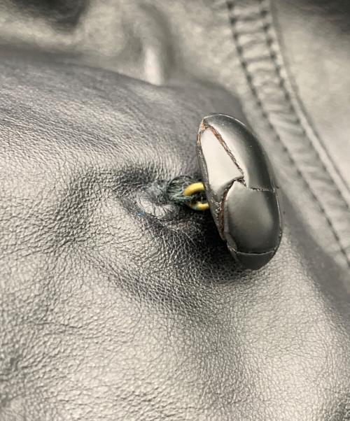 不明（フメイ）不明 (フメイ) レザージャケット ブラック サイズ:Mの古着・服飾アイテム