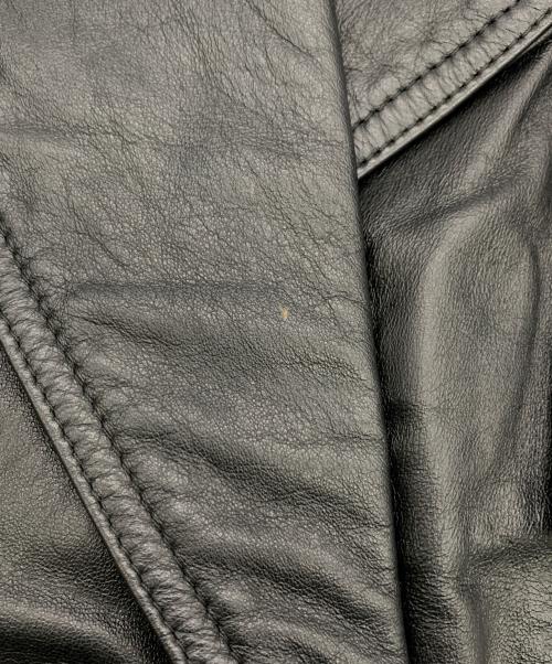 不明（フメイ）不明 (フメイ) レザージャケット ブラック サイズ:Mの古着・服飾アイテム