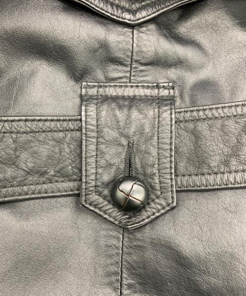 不明（フメイ）不明 (フメイ) レザージャケット ブラック サイズ:Mの古着・服飾アイテム