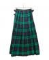 O’NEIL OF DUBLIN (オニールオブダブリン) マキシ丈マルチコンビ キルトスカート ネイビー×グリーン サイズ:US6：22000円