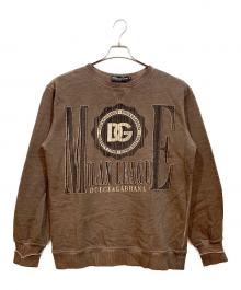 DOLCE & GABBANA（ドルチェ＆ガッバーナ）の古着「ロゴスウェット」｜ブラウン