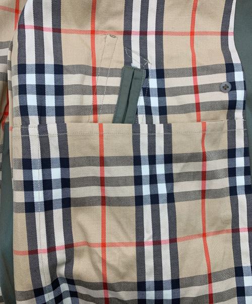 Burberry's（バーバリーズ）Burberry's (バーバリーズ) トレンチコート グリーン サイズ:胸囲/79、腰囲/90、身長/155の古着・服飾アイテム