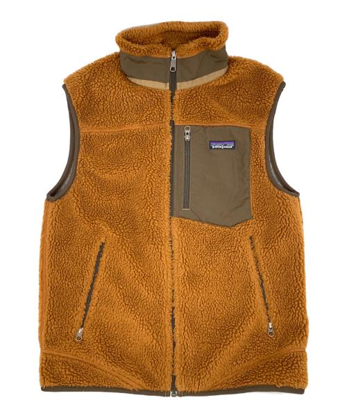 Patagonia（パタゴニア）Patagonia (パタゴニア) クラシックレトロフリースベスト ブラウン サイズ:Sの古着・服飾アイテム