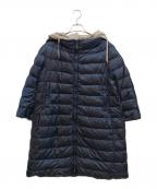 MaxMaraマックスマーラ）の古着「リバーシブルダウンコート」｜ネイビー