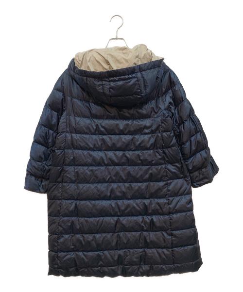 MaxMara（マックスマーラ）MaxMara (マックスマーラ) リバーシブルダウンコート ネイビー サイズ:SIZE44の古着・服飾アイテム