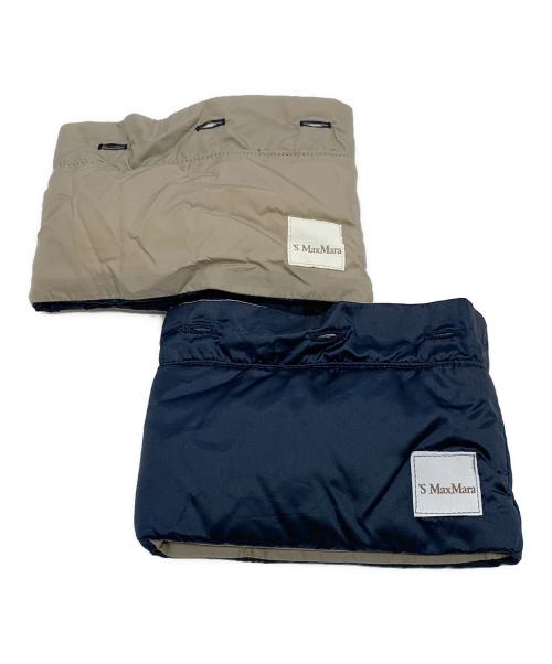 MaxMara（マックスマーラ）MaxMara (マックスマーラ) リバーシブルダウンコート ネイビー サイズ:SIZE44の古着・服飾アイテム