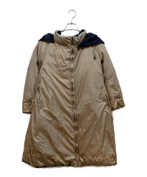 MaxMara（マックスマーラ）MaxMara (マックスマーラ) リバーシブルダウンコート ネイビー サイズ:SIZE44の古着・服飾アイテム