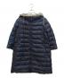 MaxMara（マックスマーラ）の古着「リバーシブルダウンコート」｜ネイビー