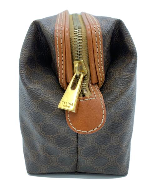 CELINE（セリーヌ）CELINE (セリーヌ) コスメポーチ ブラウンの古着・服飾アイテム