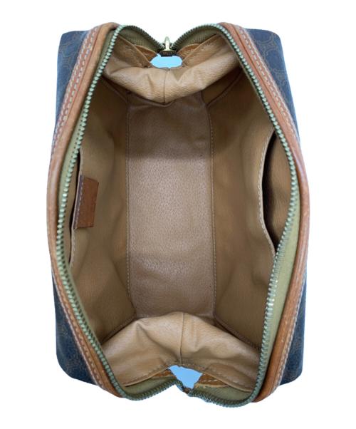 CELINE（セリーヌ）CELINE (セリーヌ) コスメポーチ ブラウンの古着・服飾アイテム