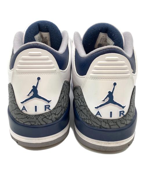 NIKE（ナイキ）NIKE (ナイキ) AIR JORDAN 3 RETRO ホワイト×ブルー サイズ:US11.5の古着・服飾アイテム