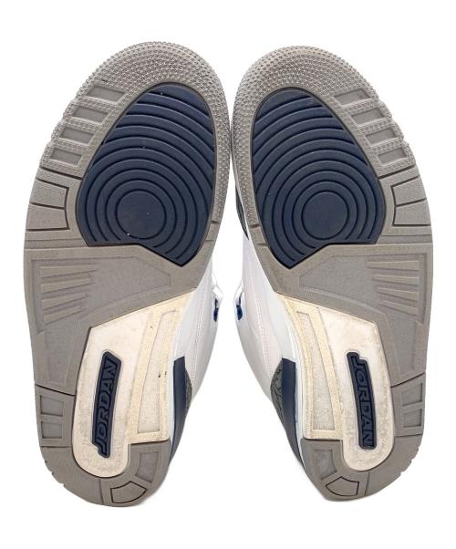 NIKE（ナイキ）NIKE (ナイキ) AIR JORDAN 3 RETRO ホワイト×ブルー サイズ:US11.5の古着・服飾アイテム