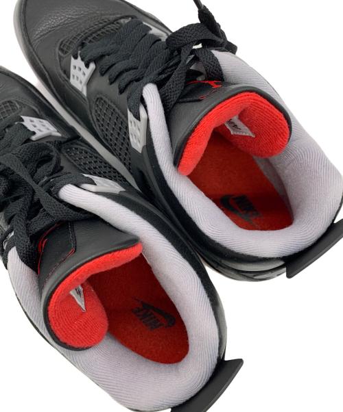 NIKE（ナイキ）NIKE (ナイキ) AIR JORDAN 4 RETRO Bred Reimagined / エアジョーダン4 レトロ ブレッド リイマジンド ブラック×レッド サイズ:US12の古着・服飾アイテム